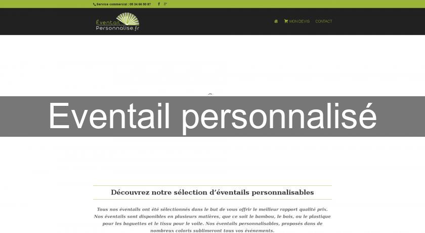 Eventail personnalisé Eventail personnalisé