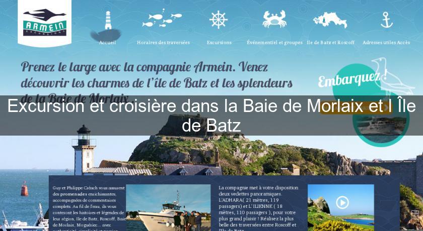 Excursion et croisière dans la Baie de Morlaix et l'Île de Batz Excursion et croisière dans la Baie de Morlaix et l'Île de Batz