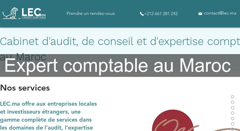 Expert comptable au Maroc Expert comptable au Maroc