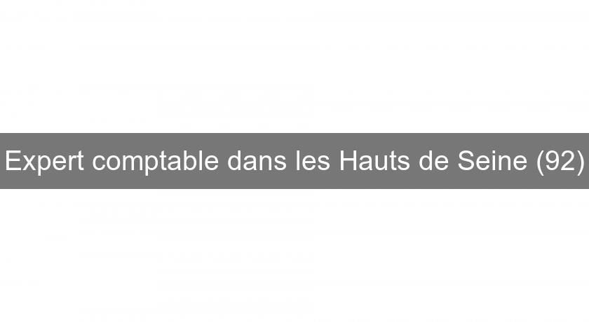 Expert comptable dans les Hauts de Seine (92) Expert comptable dans les Hauts de Seine (92)