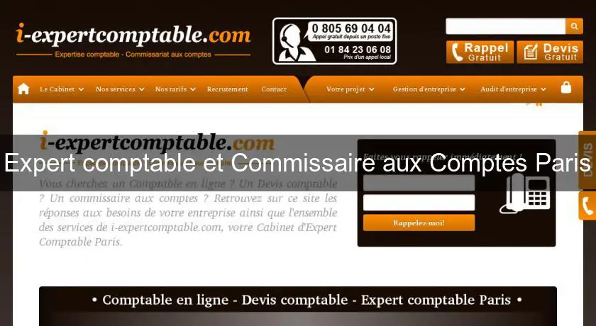 Expert comptable et Commissaire aux Comptes Paris