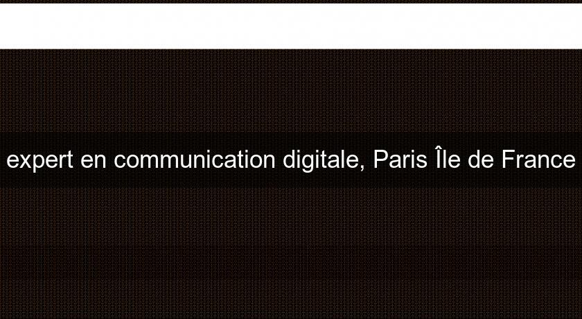 expert en communication digitale, Paris Île de France expert en communication digitale, Paris Île de France