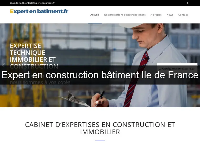 Expert en construction bâtiment Ile de France