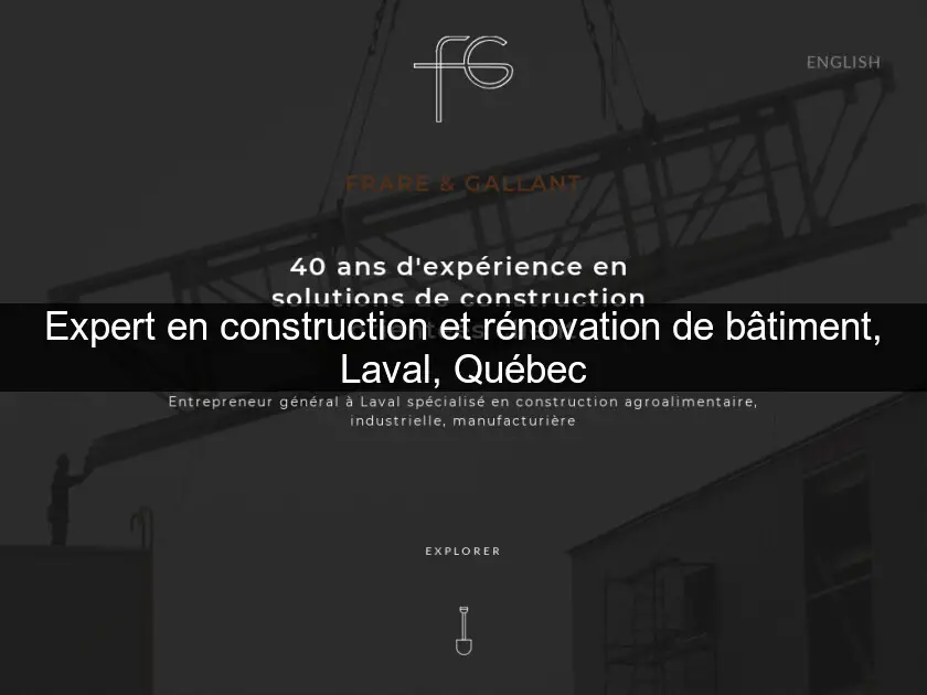Expert en construction et rénovation de bâtiment, Laval, Québec