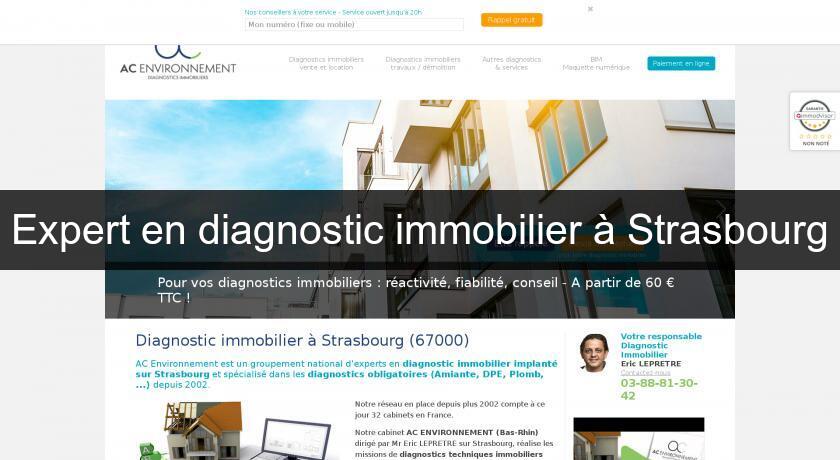 Expert en diagnostic immobilier à Strasbourg Expert en diagnostic immobilier à Strasbourg