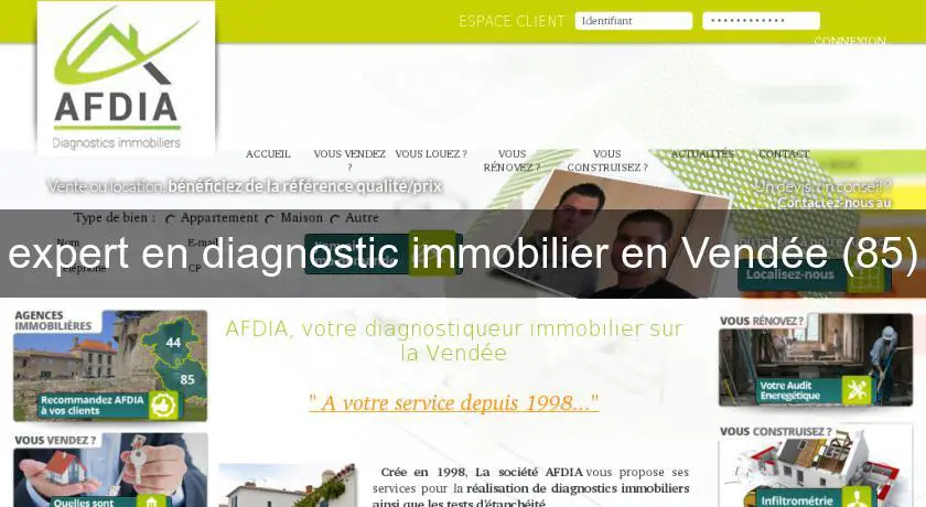 expert en diagnostic immobilier en Vendée (85)