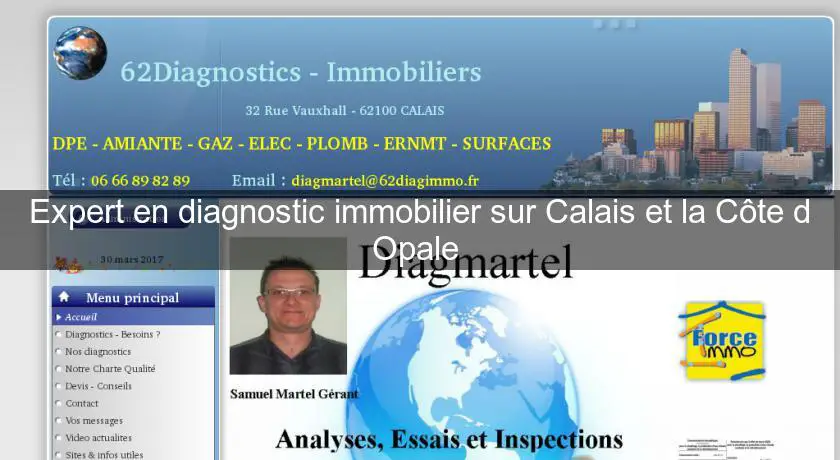 Expert en diagnostic immobilier sur Calais et la Côte d'Opale 