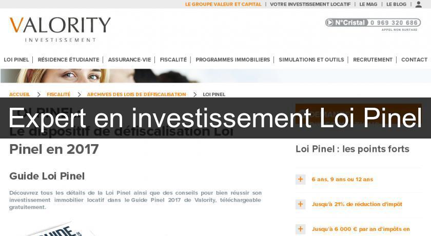 Expert en investissement Loi Pinel Expert en investissement Loi Pinel