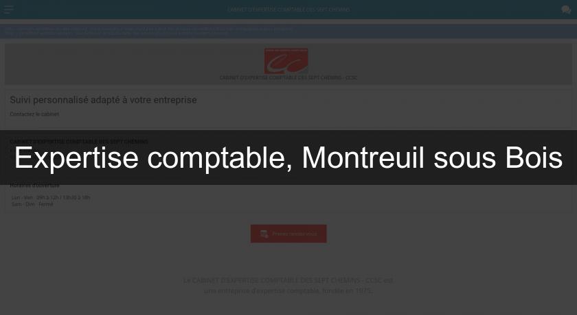 Expertise comptable, Montreuil sous Bois Expertise comptable, Montreuil sous Bois