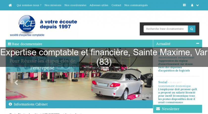Expertise comptable et financière, Sainte Maxime, Var (83) Expertise comptable et financière, Sainte Maxime, Var (83)