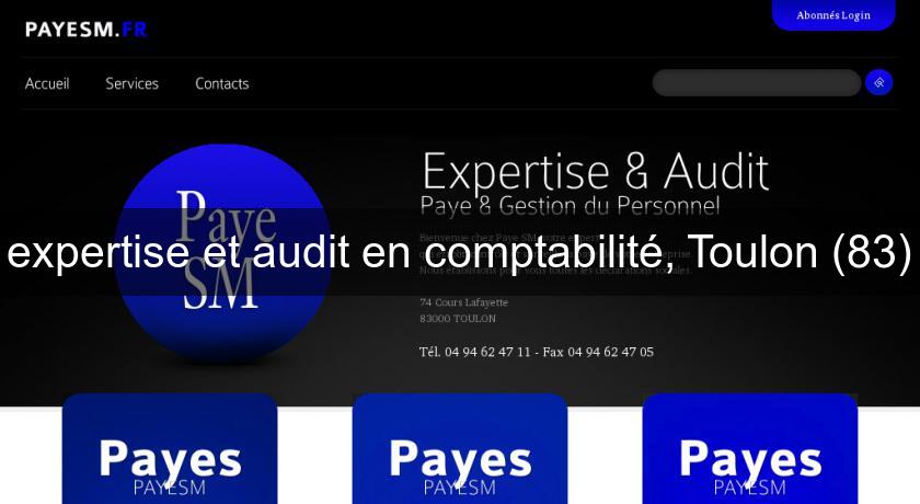 expertise et audit en comptabilité, Toulon (83)