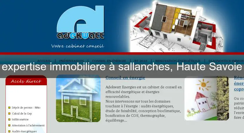 expertise immobiliere à sallanches, Haute Savoie