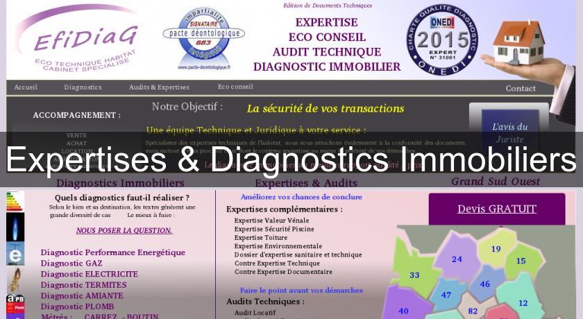 Expertises & Diagnostics Immobiliers Expertises & Diagnostics Immobiliers