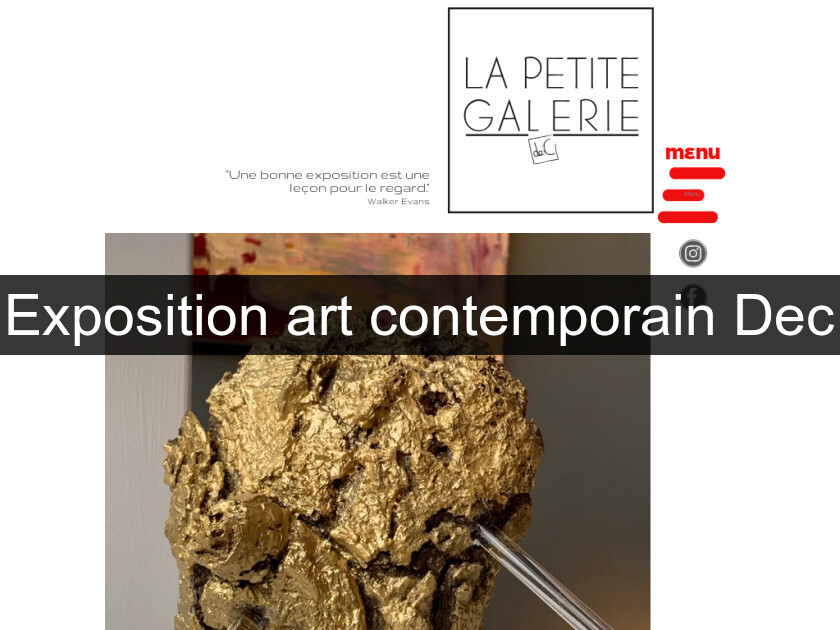 Exposition art contemporain Dec