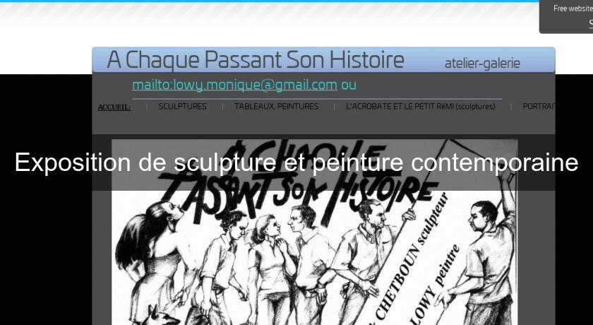 Exposition de sculpture et peinture contemporaine Exposition de sculpture et peinture contemporaine