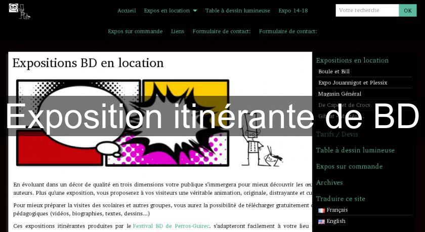 Exposition itinérante de BD Exposition itinérante de BD