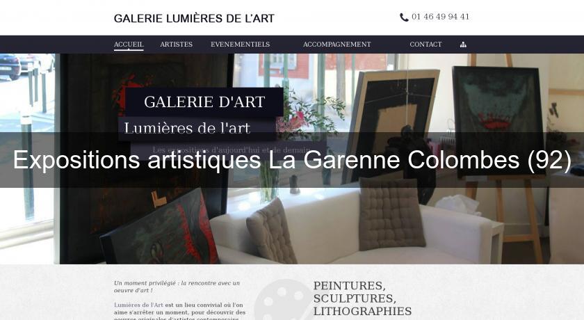 Expositions artistiques La Garenne Colombes (92) Expositions artistiques La Garenne Colombes (92)