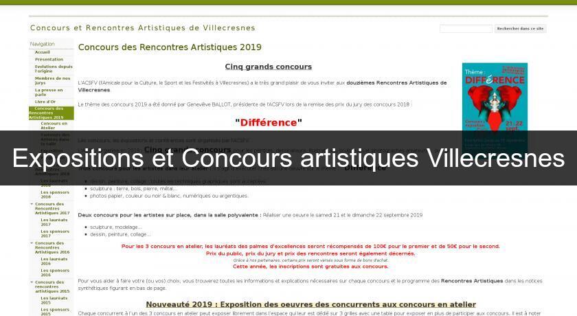 Expositions et Concours artistiques Villecresnes Expositions et Concours artistiques Villecresnes