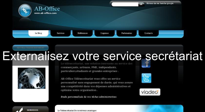 Externalisez votre service secrétariat