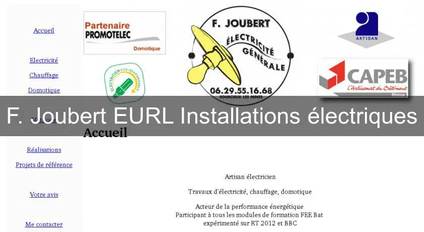 F. Joubert EURL Installations électriques