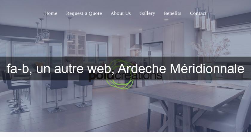 fa-b, un autre web, Ardeche Méridionnale