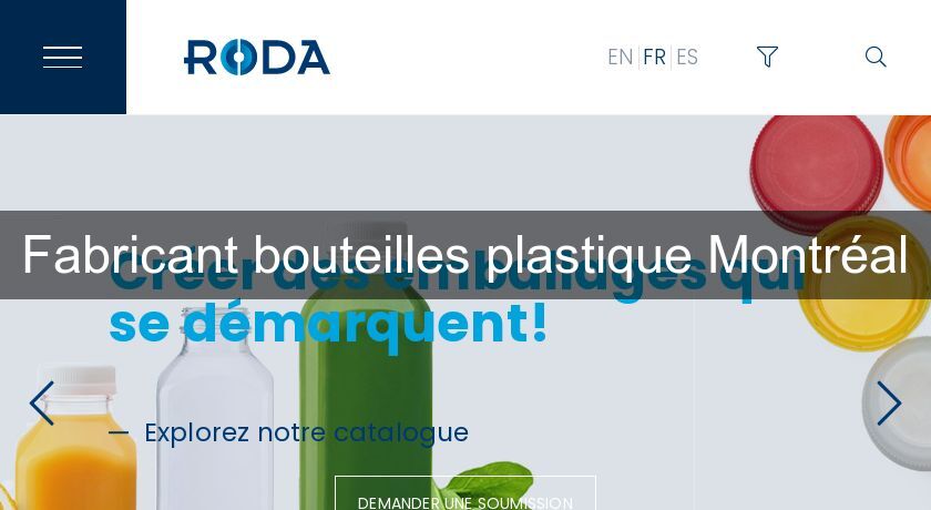 Fabricant bouteilles plastique Montréal Fabricant bouteilles plastique Montréal
