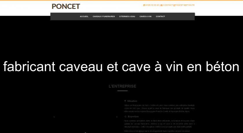 fabricant caveau et cave à vin en béton fabricant caveau et cave à vin en béton