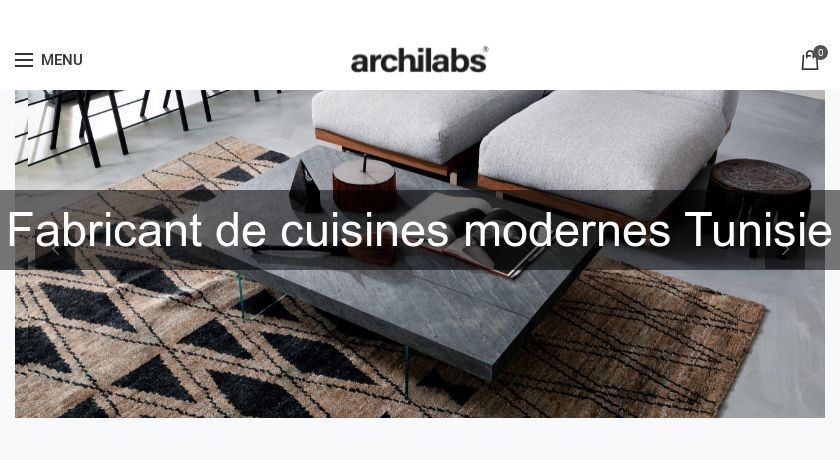 Fabricant de cuisines modernes Tunisie