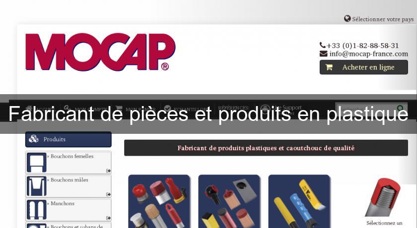 Fabricant de pièces et produits en plastique Fabricant de pièces et produits en plastique