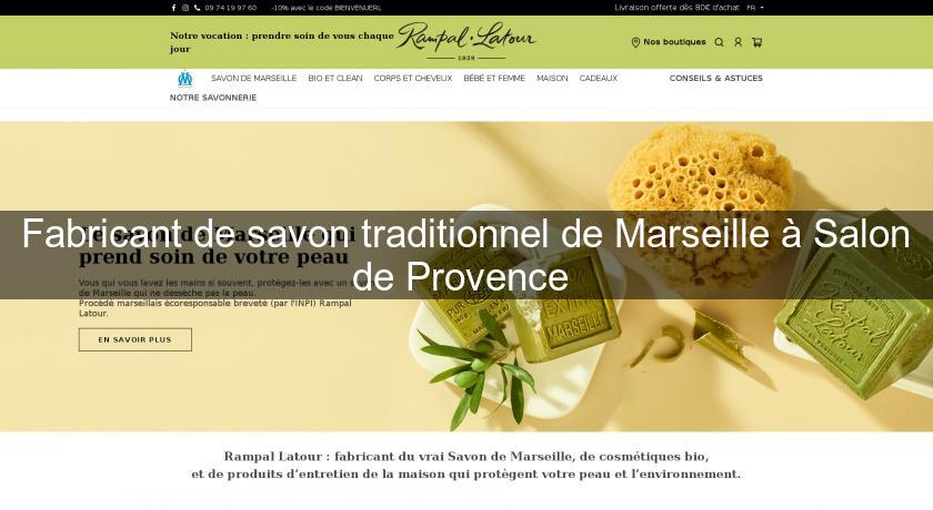 Fabricant de savon traditionnel de Marseille à Salon de Provence 