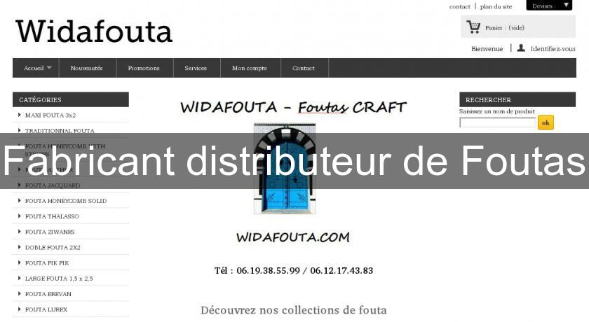Fabricant distributeur de Foutas Fabricant distributeur de Foutas