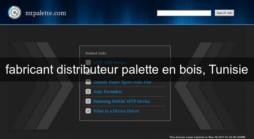 fabricant distributeur palette en bois, Tunisie fabricant distributeur palette en bois, Tunisie