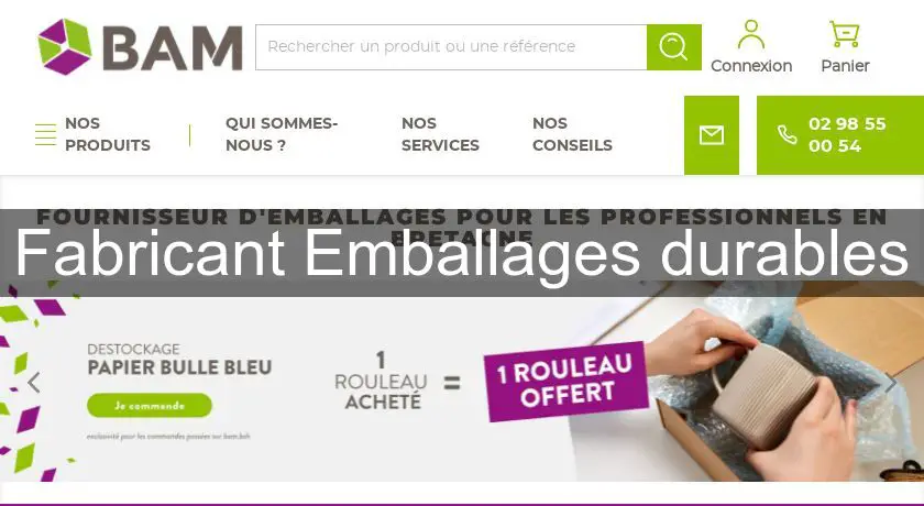 Fabricant Emballages durables