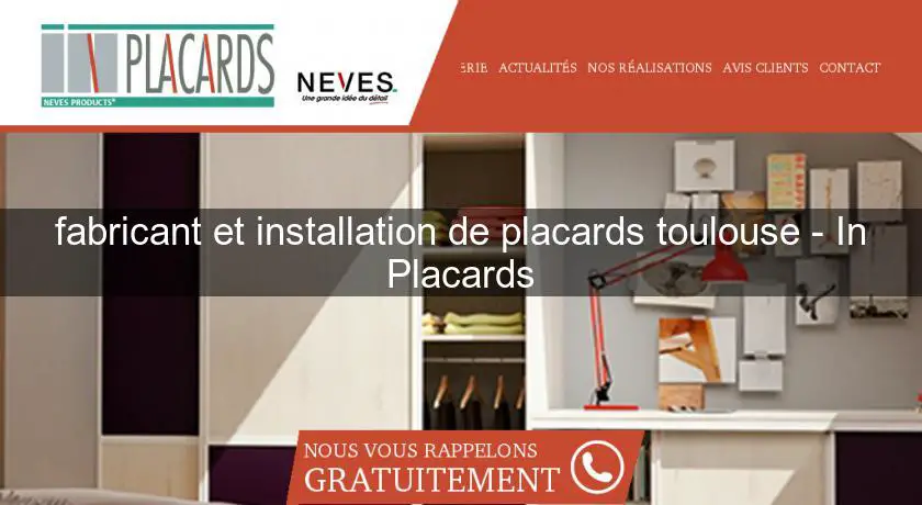 fabricant et installation de placards toulouse - In Placards