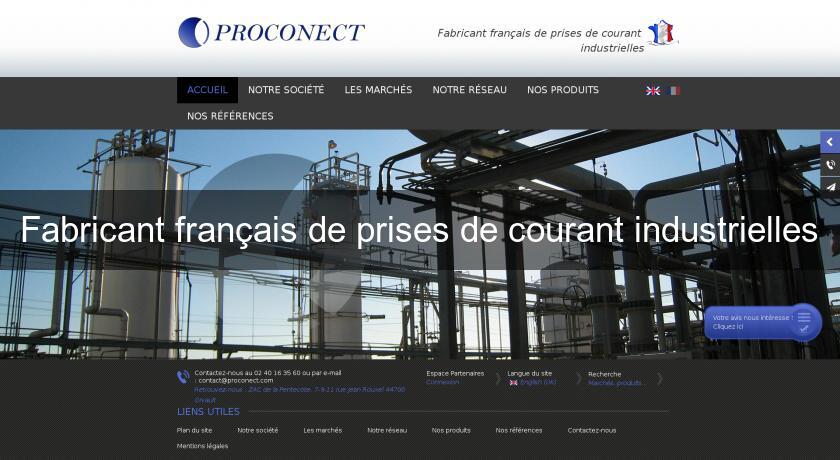 Fabricant français de prises de courant industrielles Fabricant français de prises de courant industrielles