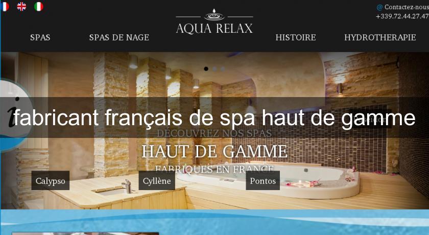 fabricant français de spa haut de gamme fabricant français de spa haut de gamme