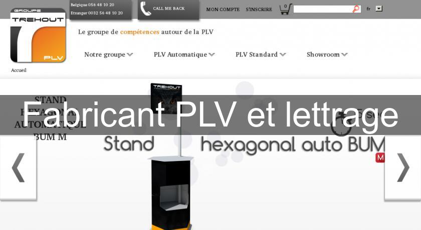 Fabricant PLV et lettrage