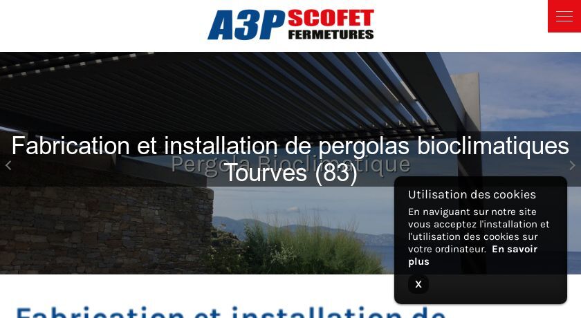 Fabrication et installation de pergolas bioclimatiques Tourves (83)