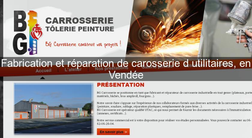 Fabrication et réparation de carosserie d'utilitaires, en Vendée Fabrication et réparation de carosserie d'utilitaires, en Vendée