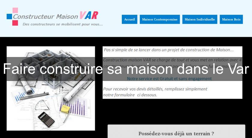 Faire construire sa maison dans le Var Faire construire sa maison dans le Var