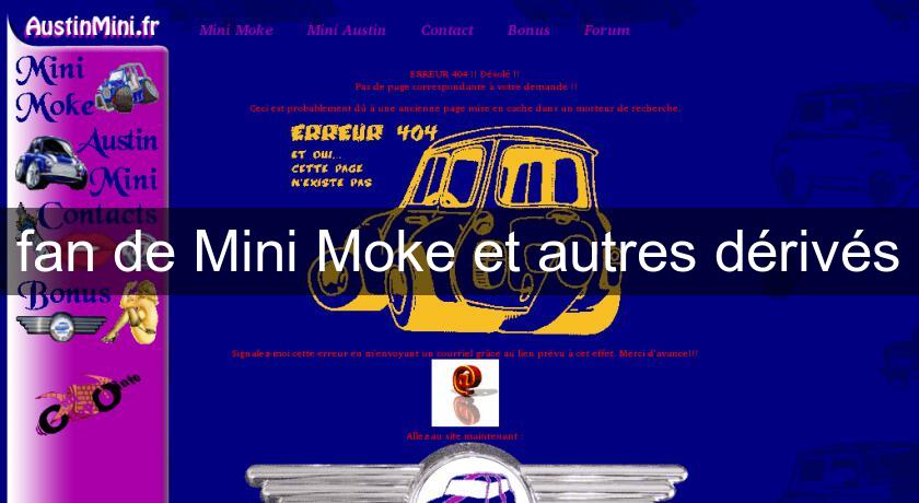 fan de Mini Moke et autres dérivés fan de Mini Moke et autres dérivés