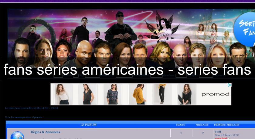 fans séries américaines - series fans