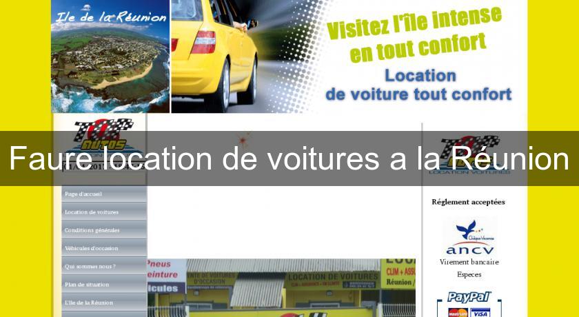 Faure location de voitures a la Réunion Faure location de voitures a la Réunion