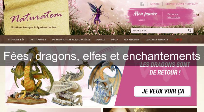 Fées, dragons, elfes et enchantements