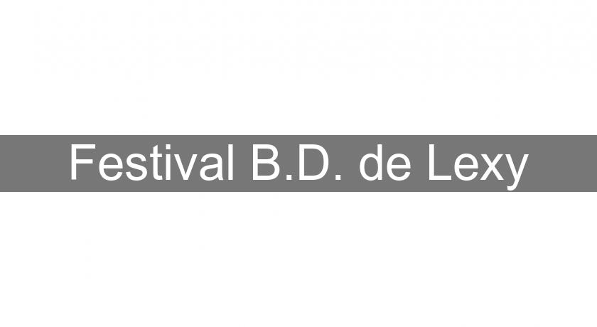 Festival B.D. de Lexy Festival B.D. de Lexy
