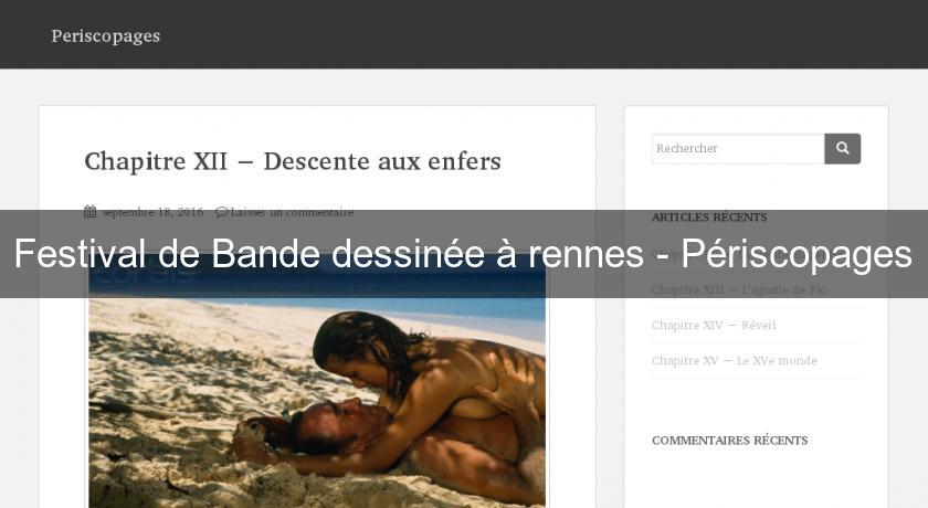 Festival de Bande dessinée à rennes - Périscopages Festival de Bande dessinée à rennes - Périscopages