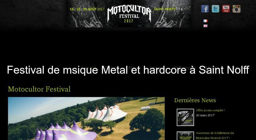 Festival de msique Metal et hardcore à Saint Nolff Festival de msique Metal et hardcore à Saint Nolff