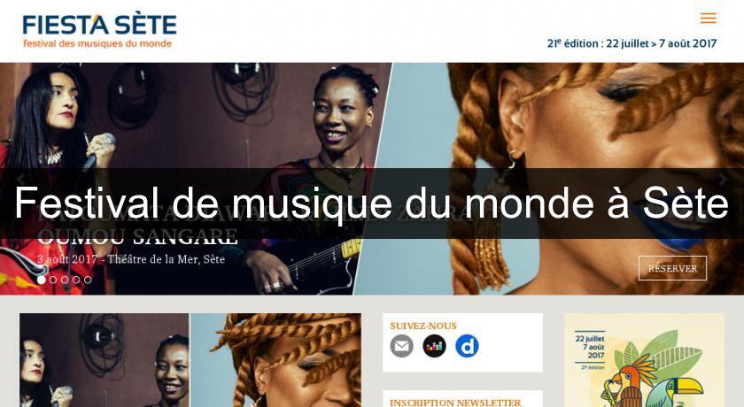 Festival de musique du monde à Sète