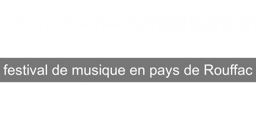 festival de musique en pays de Rouffac