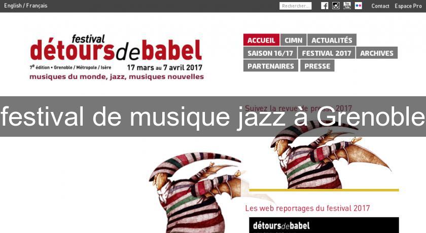 festival de musique jazz à Grenoble festival de musique jazz à Grenoble